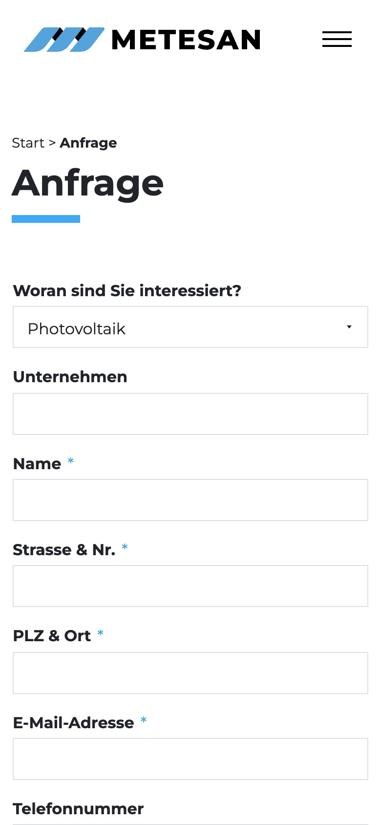 Metesan, Mobile